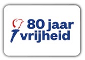 80 jaar vrijheid  logo